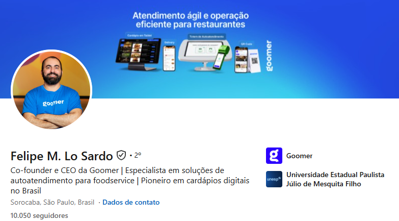 Felipe M Lo Sardo no LinkedIn