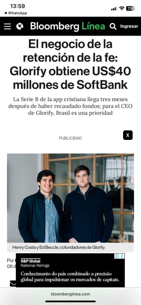 Glorify no Bloomberg Linea