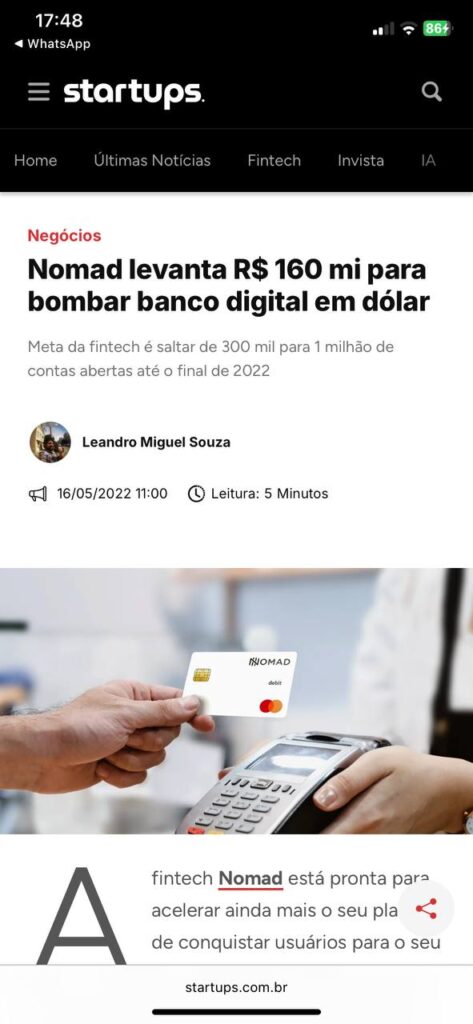 Nomad no Startups